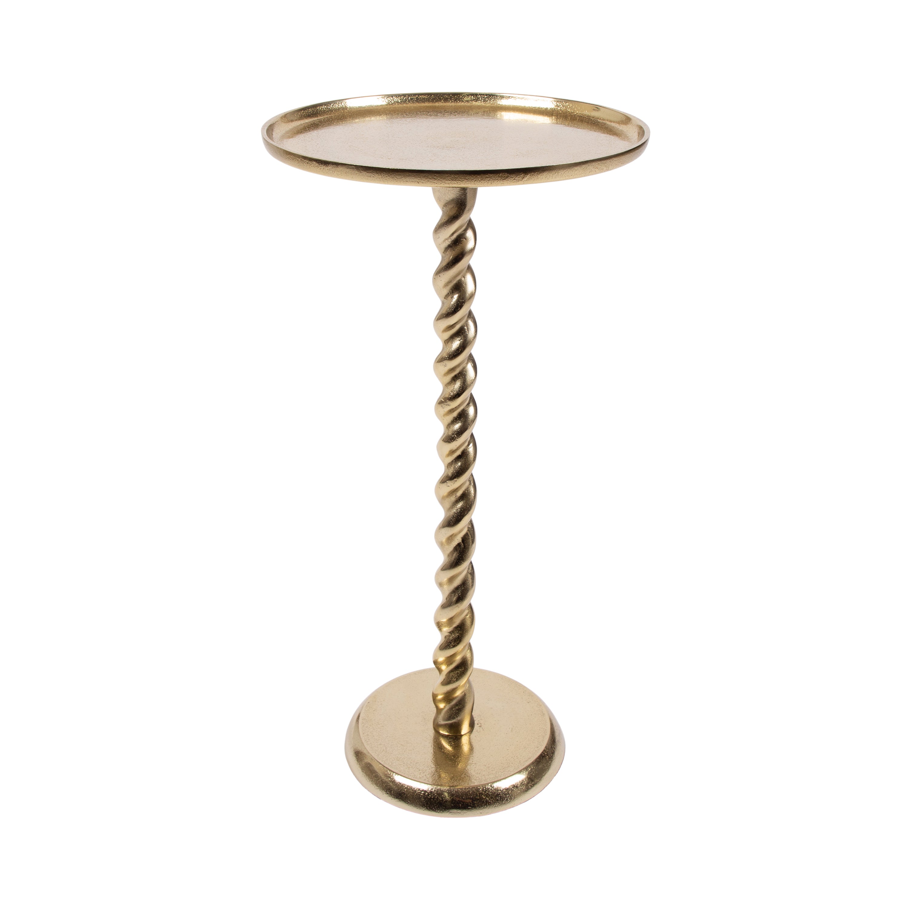 Side Table 13x13x24 Gold 1
