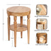Side Table Natural Biscuit 16x16x24 2