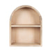 Accent Shelf Natural Beige 16x6x20 5