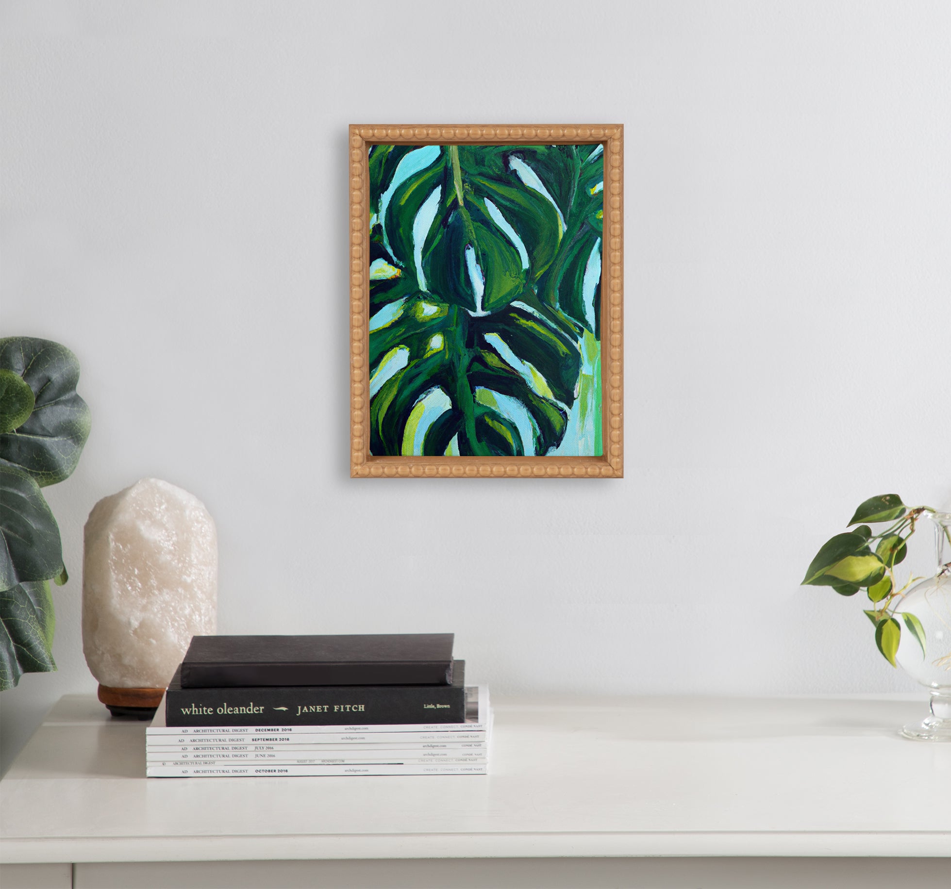 Framed Canvas 8x10 Sylvie Beaded Rustic Natural 5