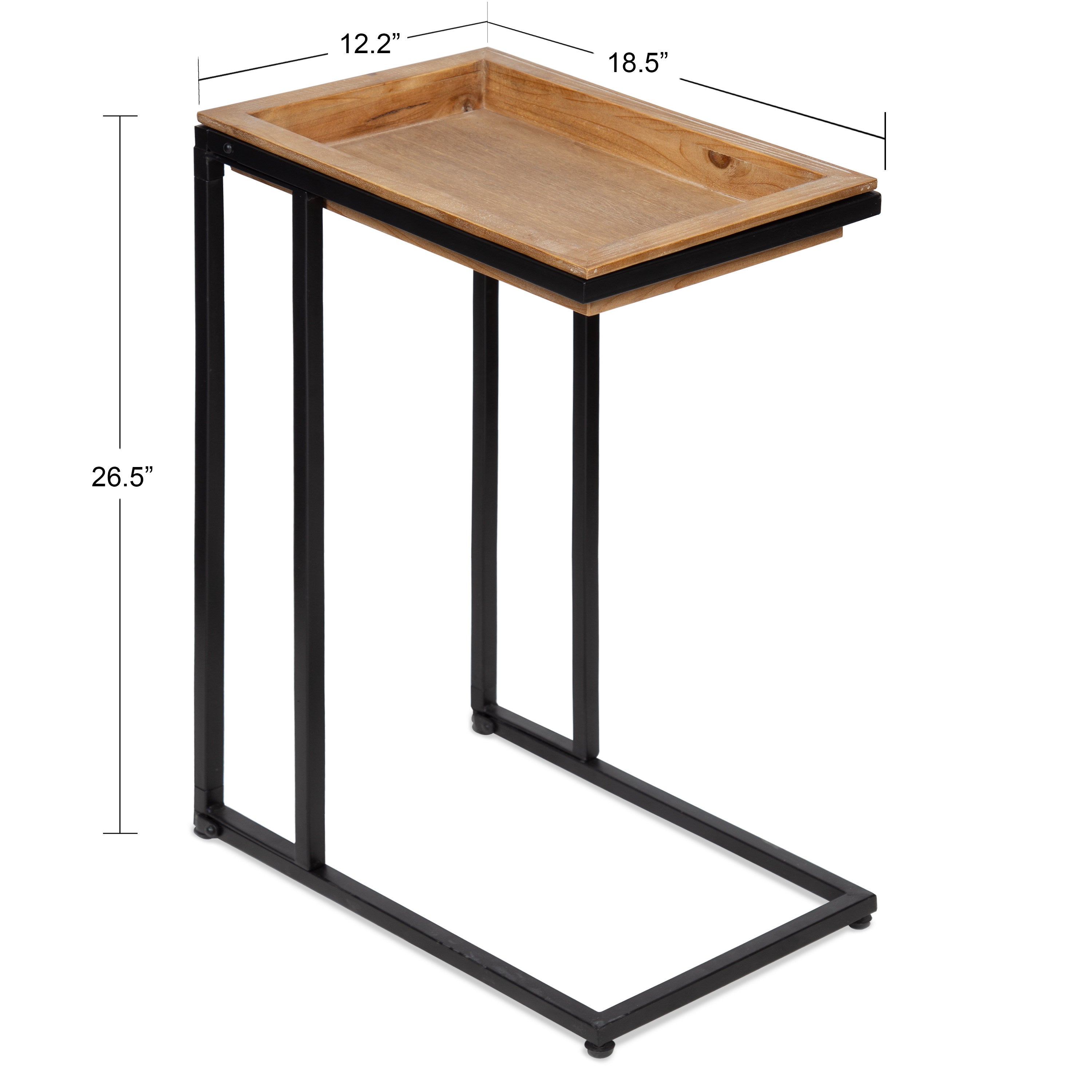 Lockridge Wood and Metal C-Table