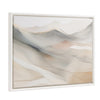 Sylvie Beaded Abstract Mystic Mountain Landscape Framed Canvas by The Creative Bunch Studio