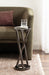 Drink Table Pewter 9x9x22 6