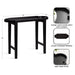 Console Table Black 38x14x30 2