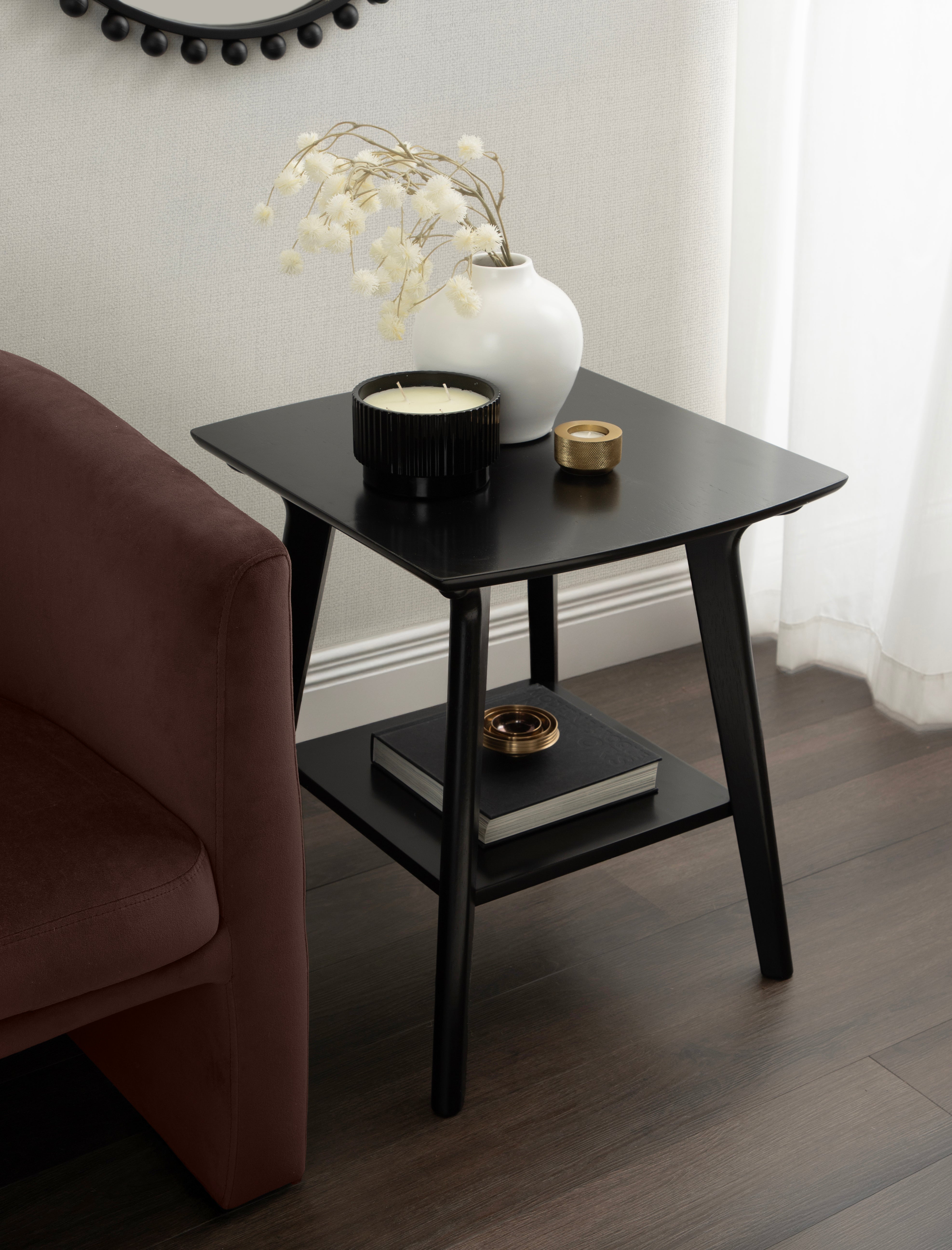 Louena Wood Side Table