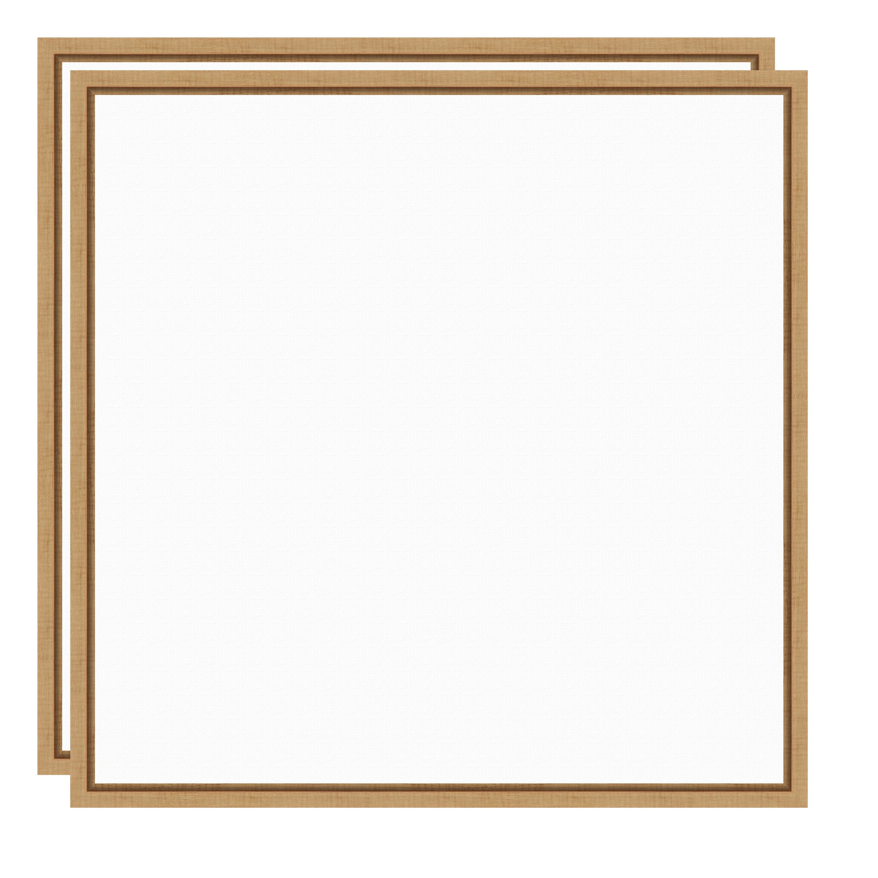 Art Set 2 Piece Set 22x22 Sylvie Natural 1