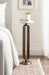 Drink Table White Gold 8x8x24 8