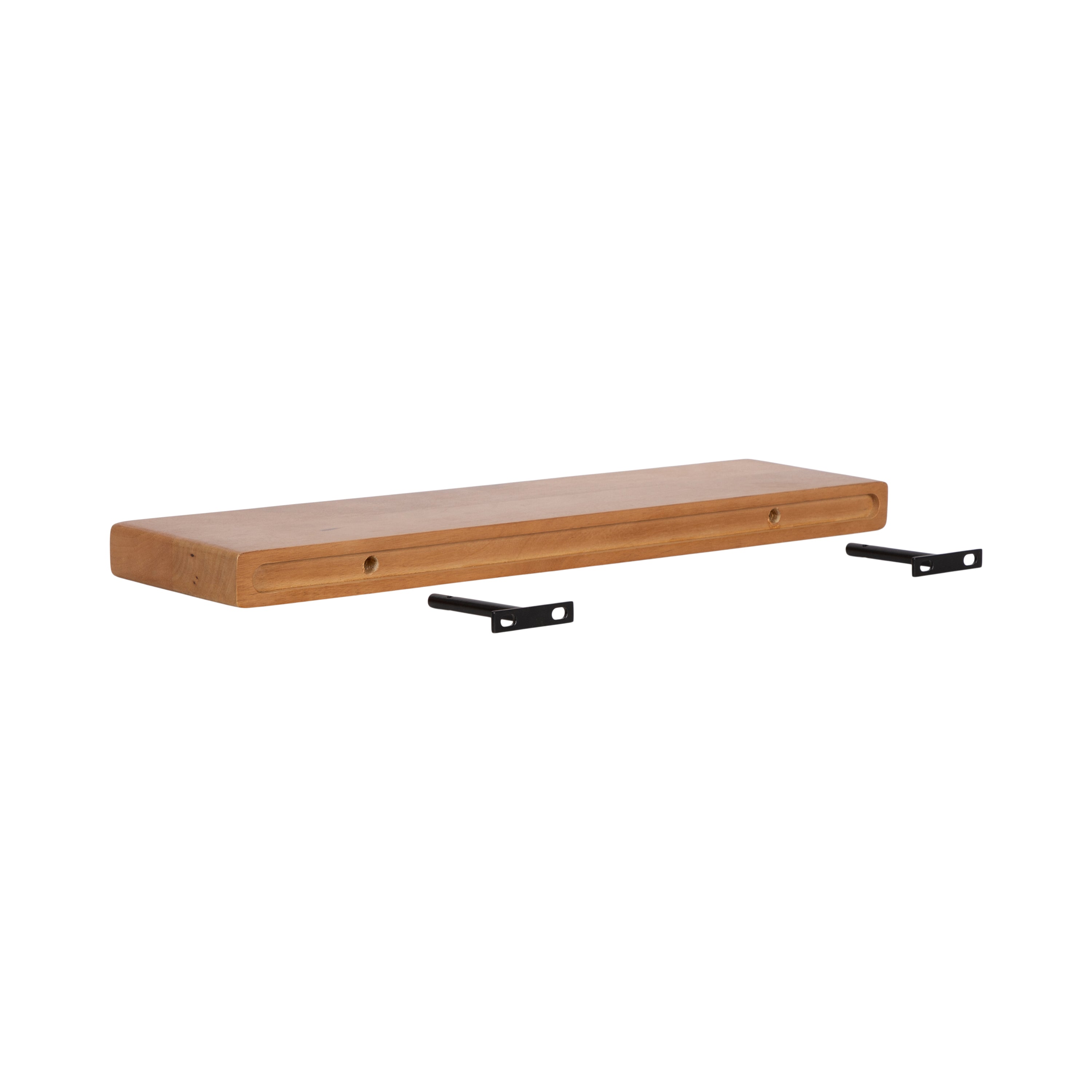 Floating Shelf Natural Biscuit 2 Piece 24 inch 4