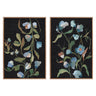 Sylvie Foliage I and Foliage III Framed Canvas Art Set by Nikita Jariwala