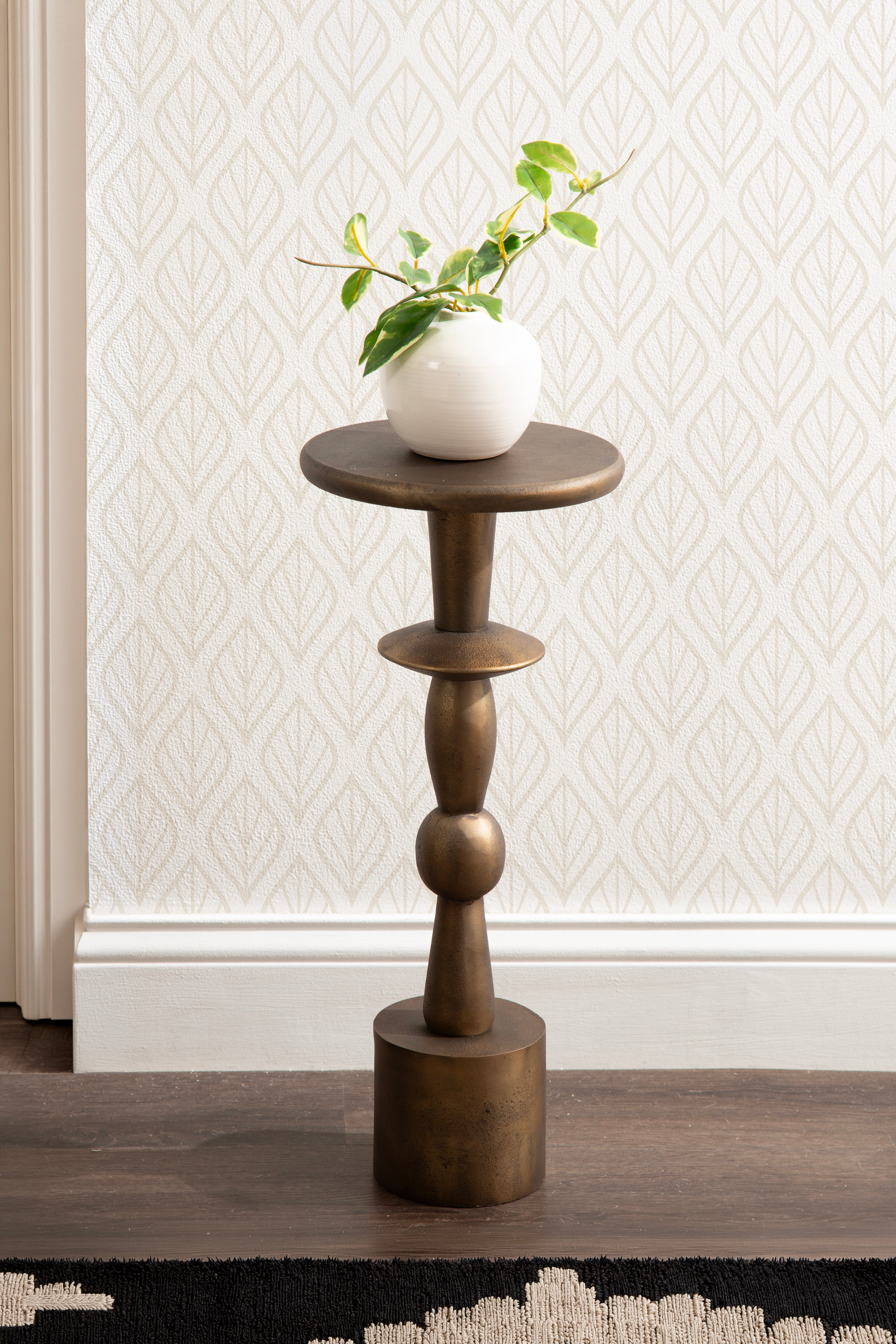 Drink Table Gold 9x9x22 7