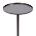 Drink Table Pewter Black 10x10x24 3