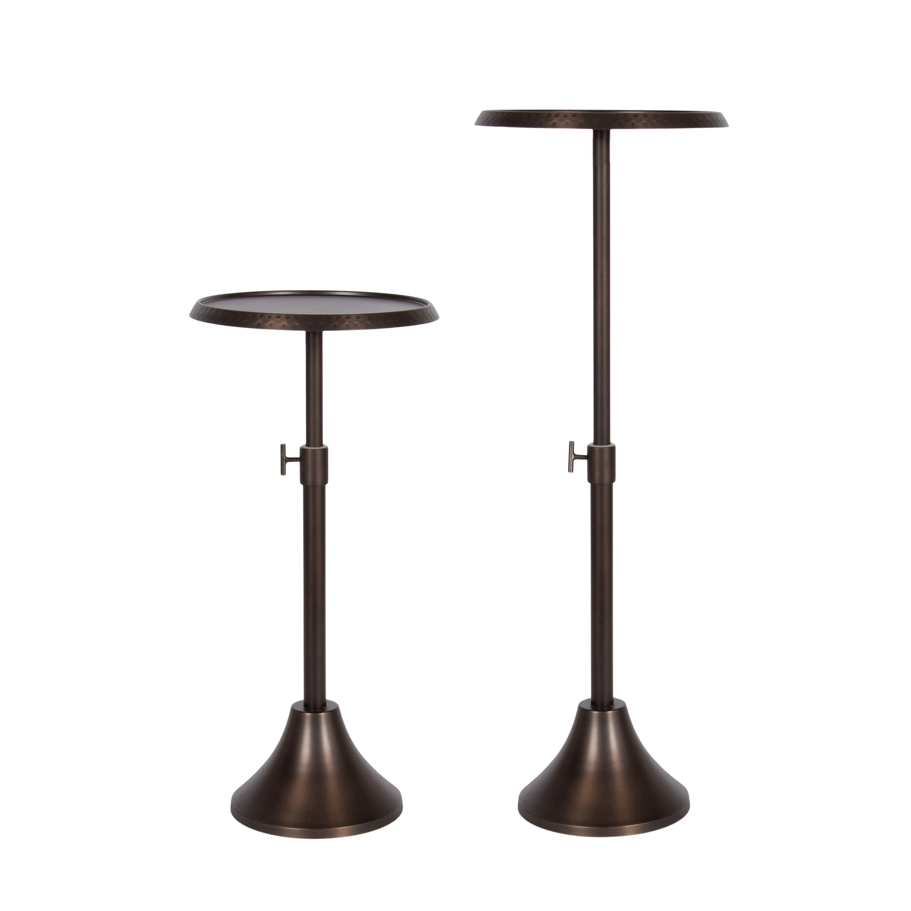 Drink Table Bronze 11x11x30 6