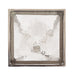 Drink Table Clear Silver 7x7x22 4