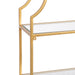 Accent Shelf Gold 18x6x24 4