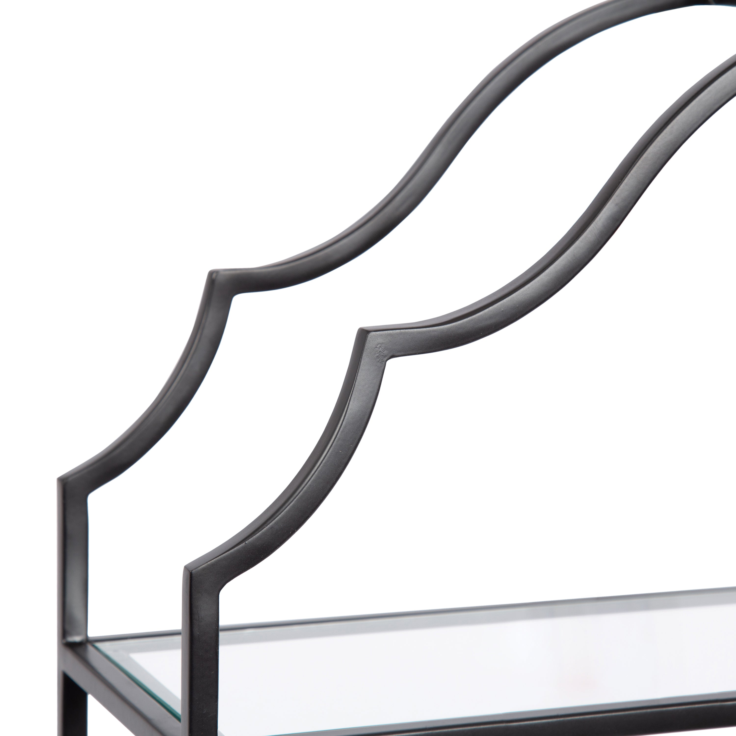 Accent Shelf Black 20x6x32 3