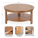 Coffee Table Natural 34x34x17 2
