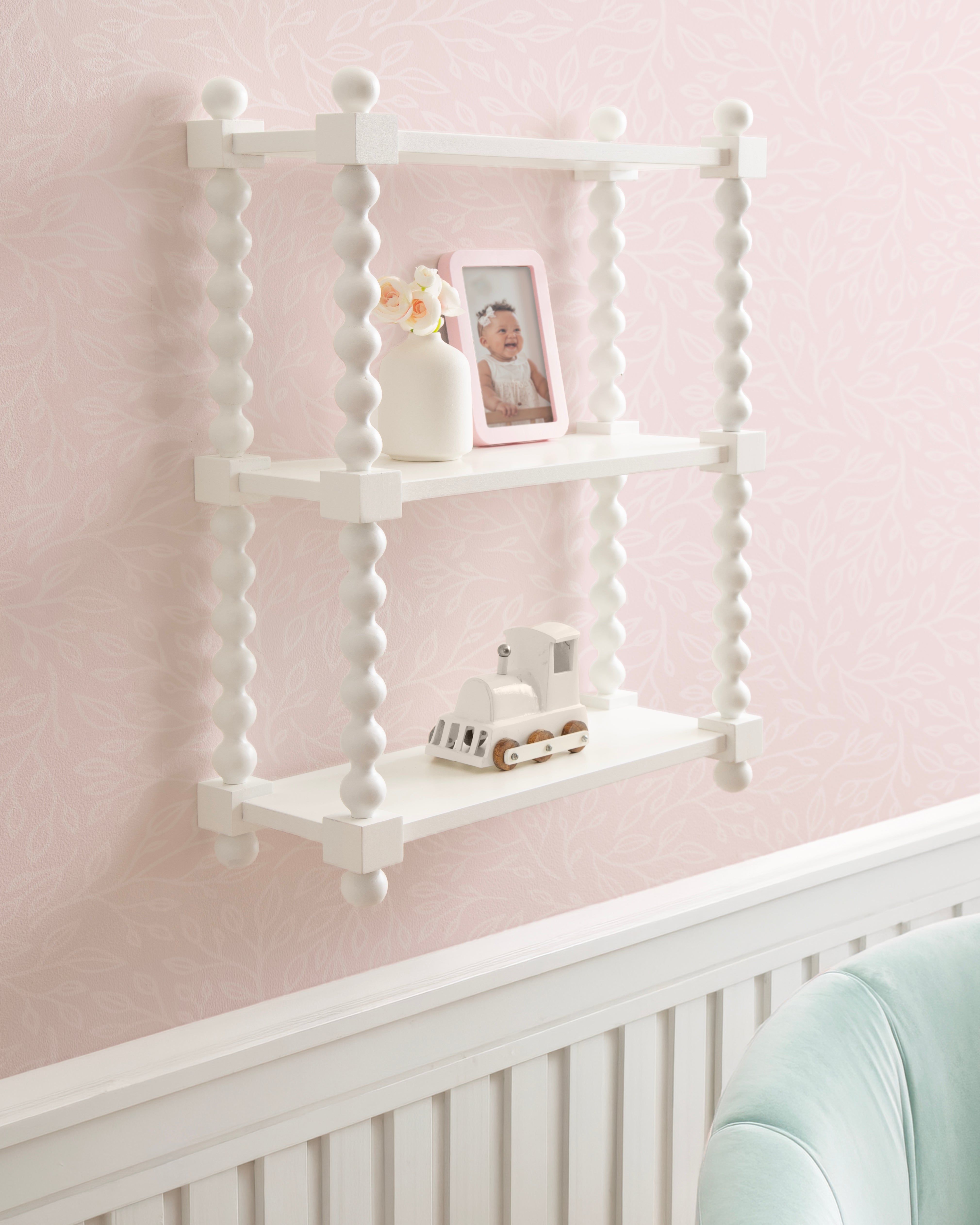 Accent Shelf White 19x7x24 7