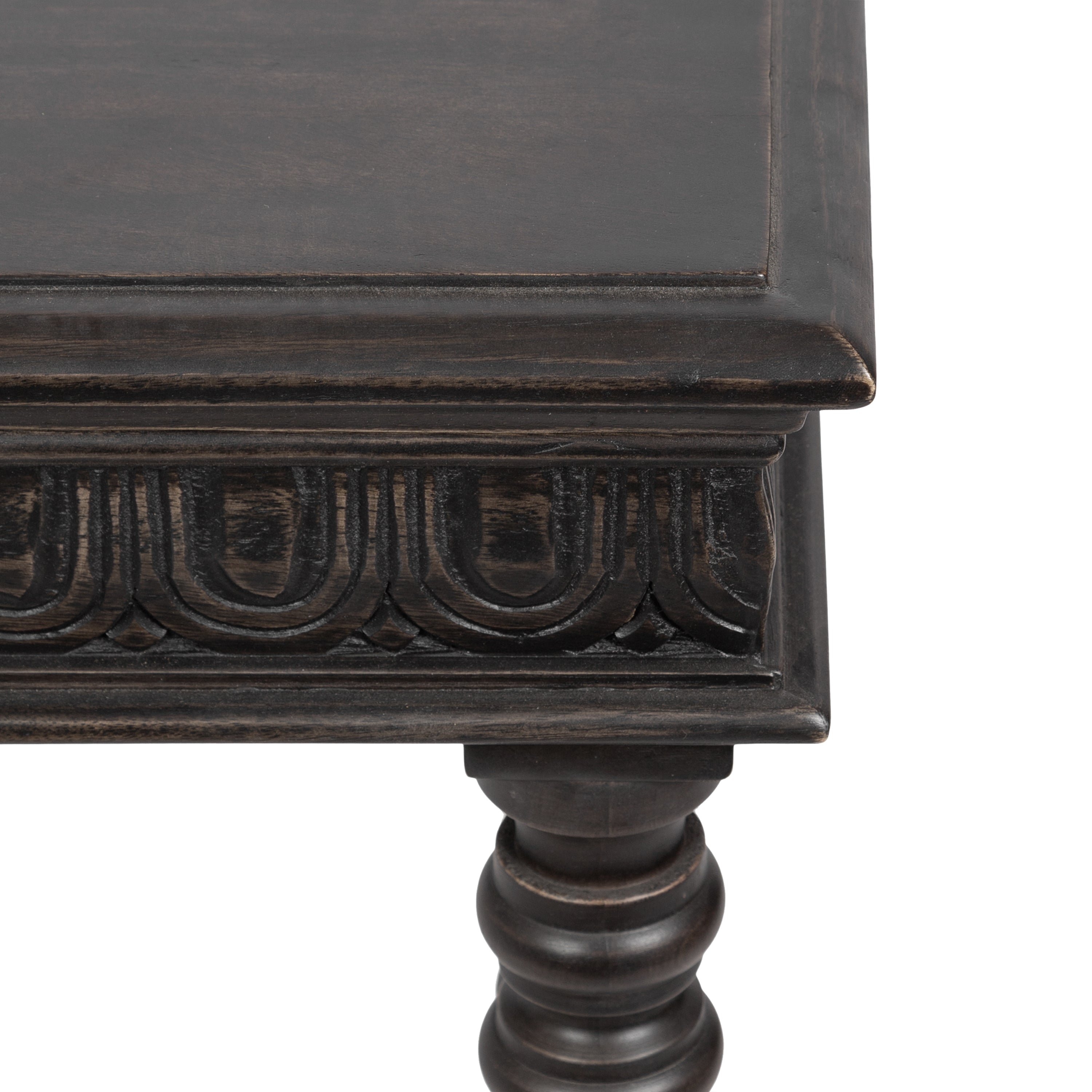 Console Table Dark Brown 36x14x30 3