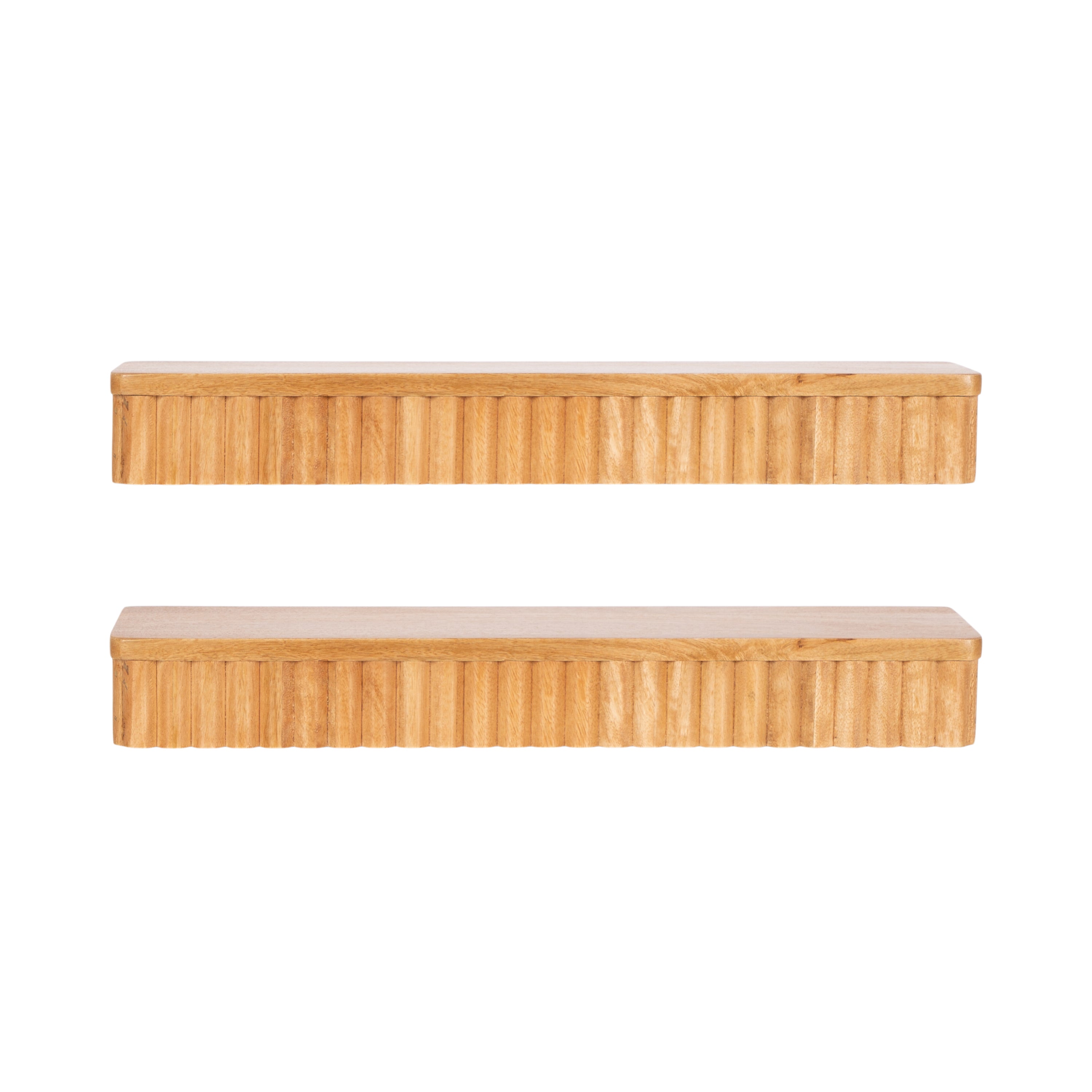 Floating Shelf 2 Piece 20" Natural 5