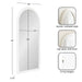 Arch Mirror 20x42 White 2