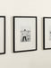 Wall Frame Black 16x20 matted to 8x10 8