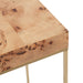Side Table Gold 22x14x24 3