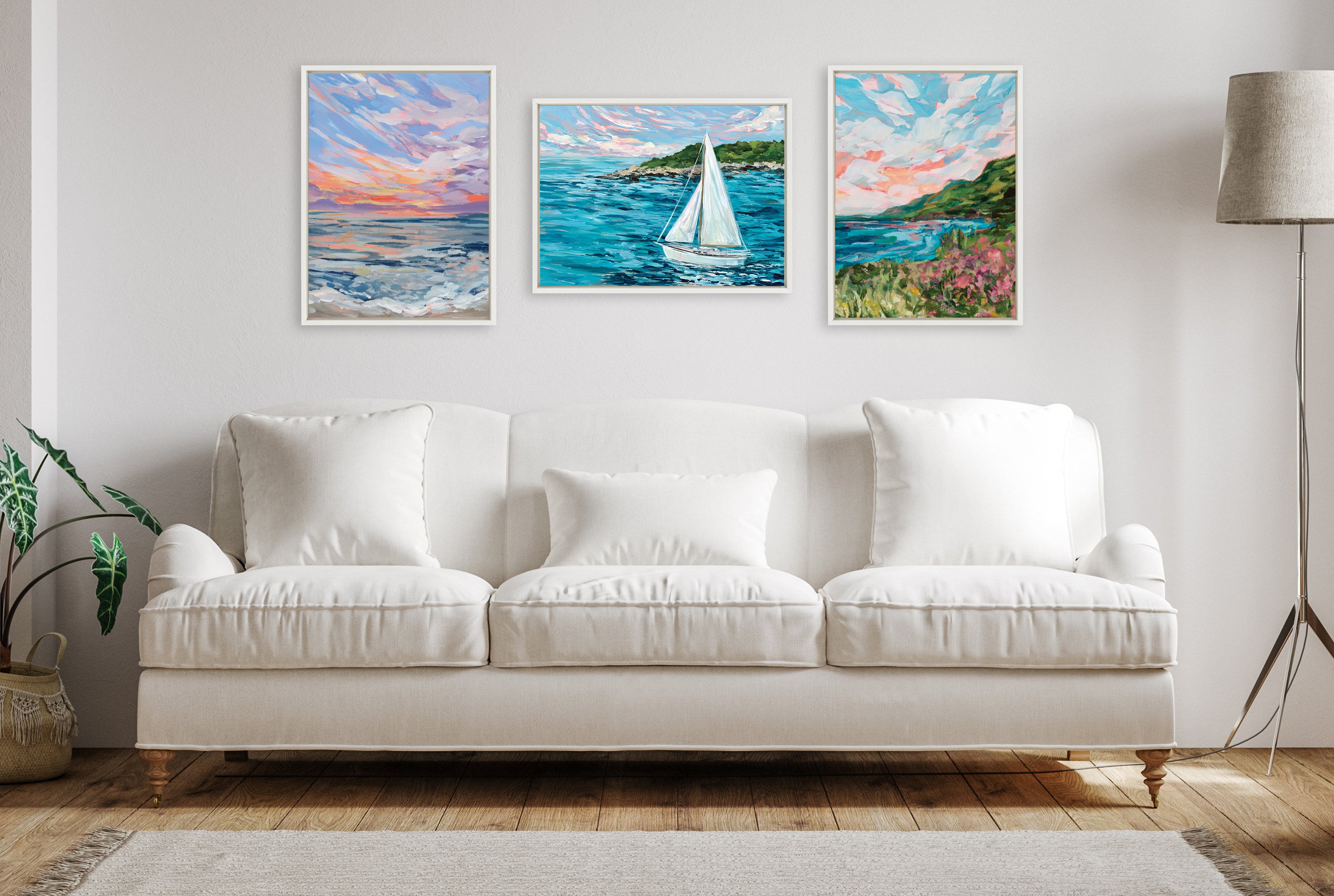 Sylvie Virgin Islands Framed Canvas by Emily Kenney