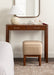 Standard Ottoman Walnut Brown 16x16x18 7