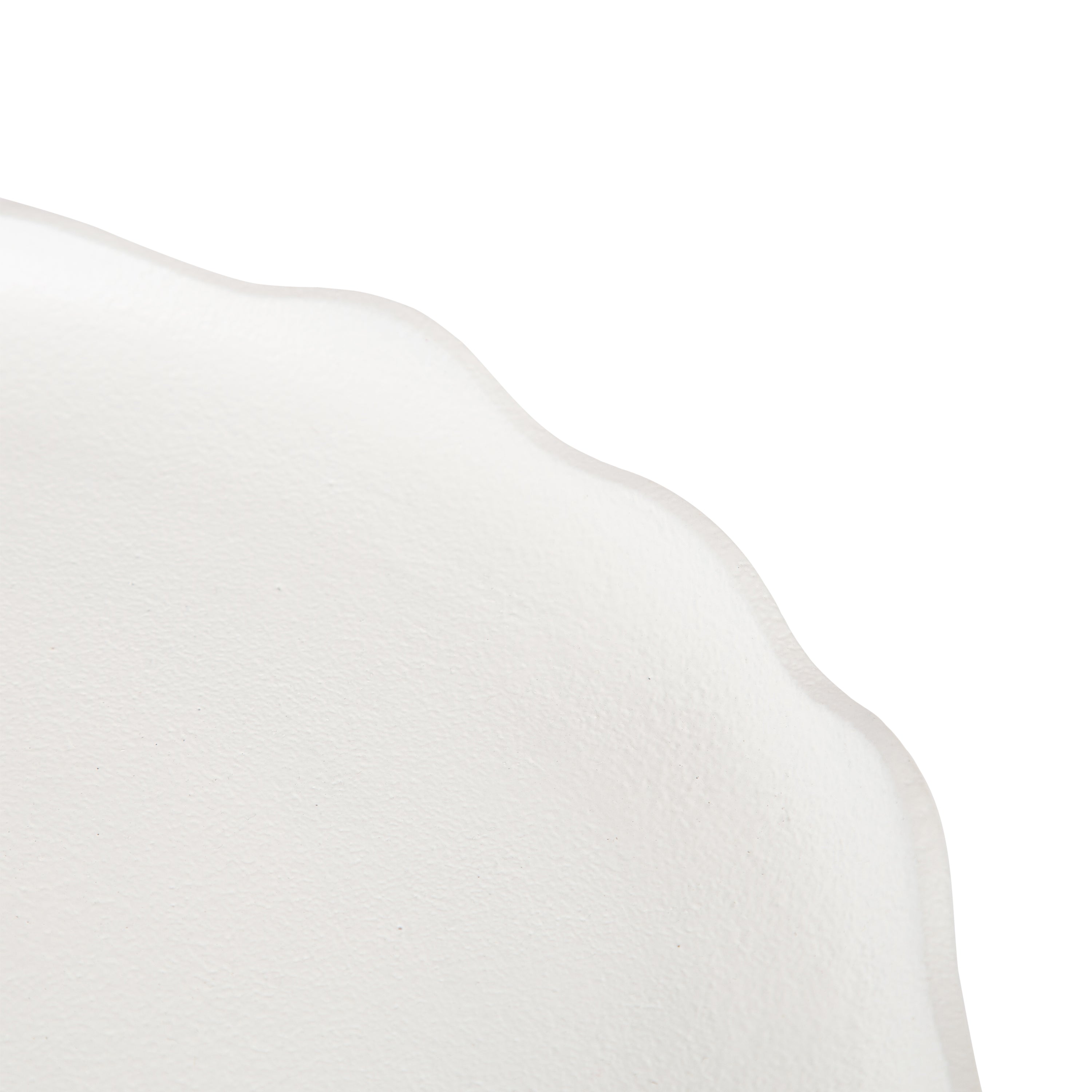 Serving Tray 16" Diameter White 3