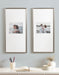 Wall Frame Silver 14x30 matted to 8x10 7