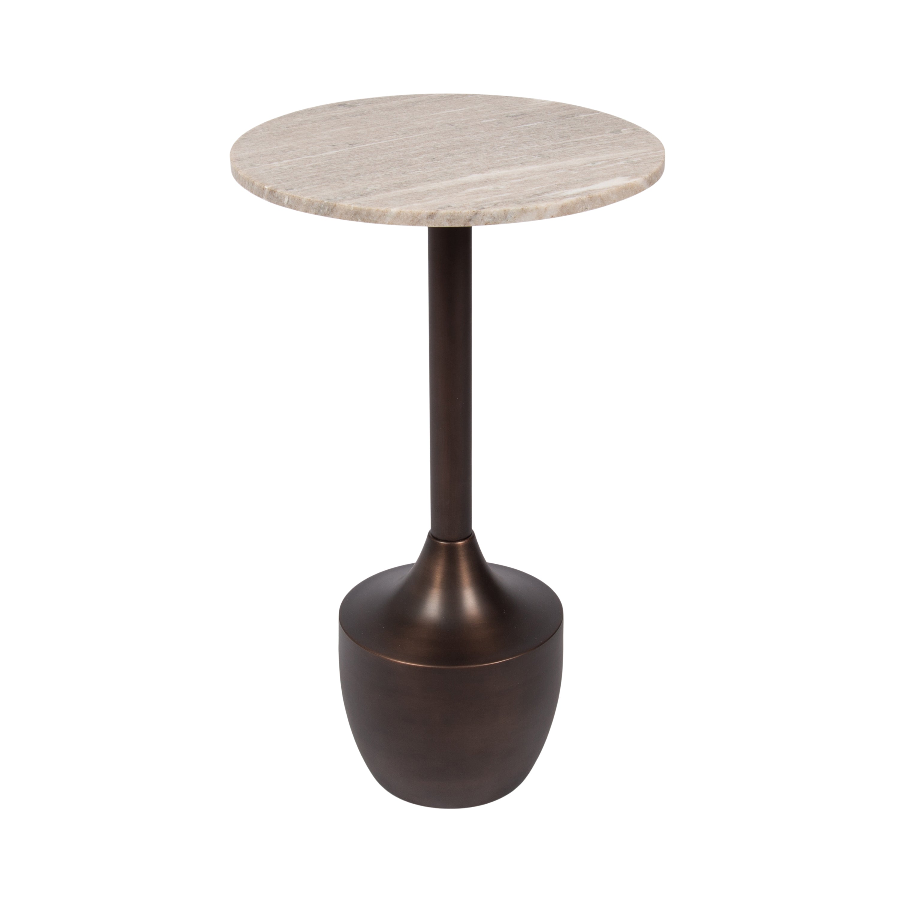 Side Table 14x14x24 Brown Bronze 1
