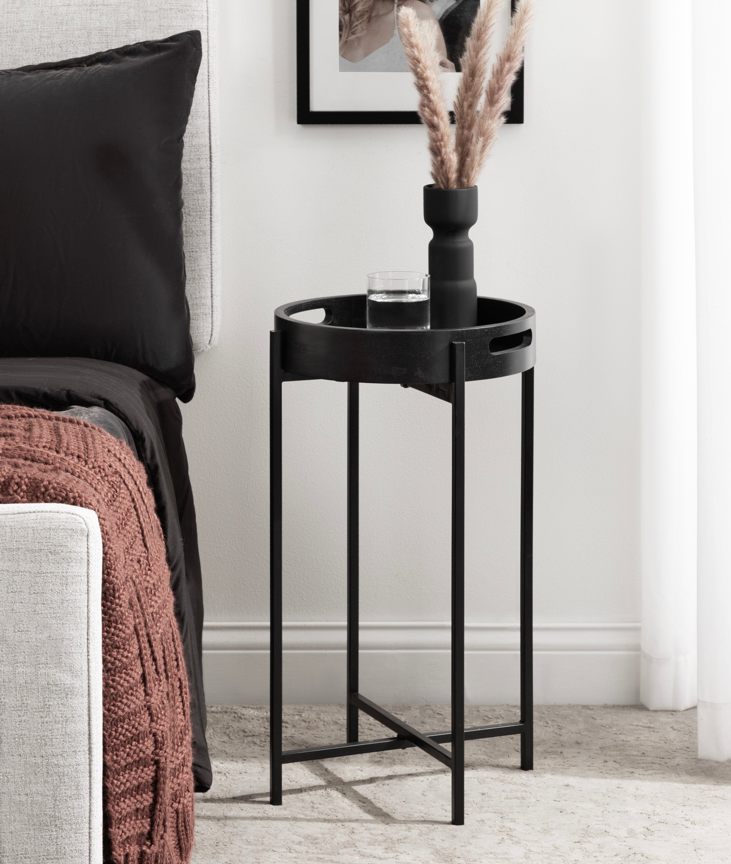 Smita Round Tray Table