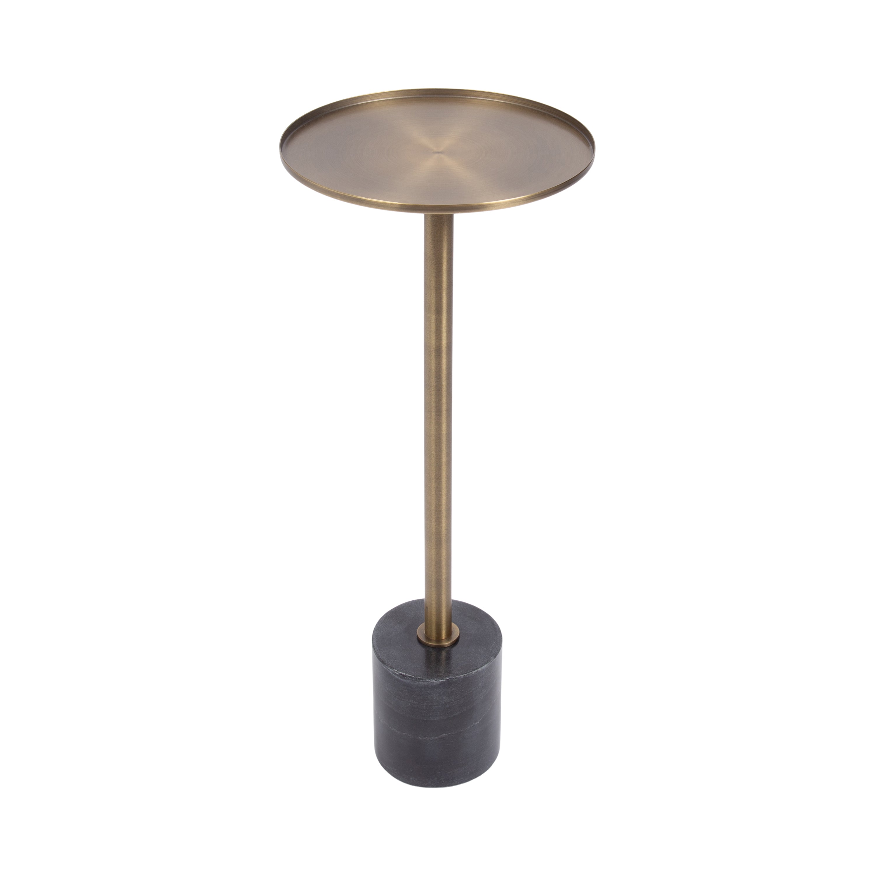 Drink Table Black Gold 10x10x24 1