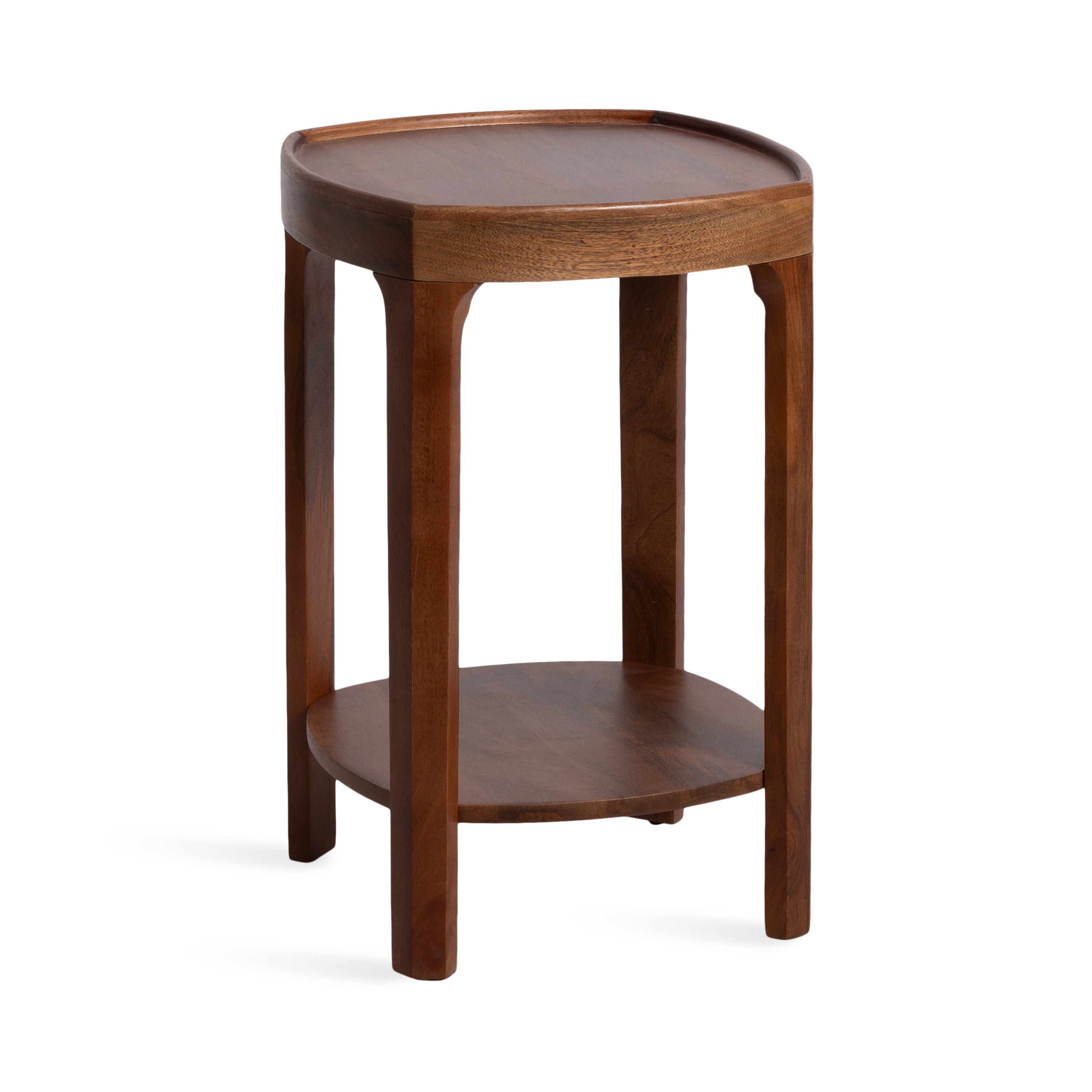 Side Table Walnut Brown 16x16x24 1