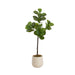 Faux Tree Cream 4' 1