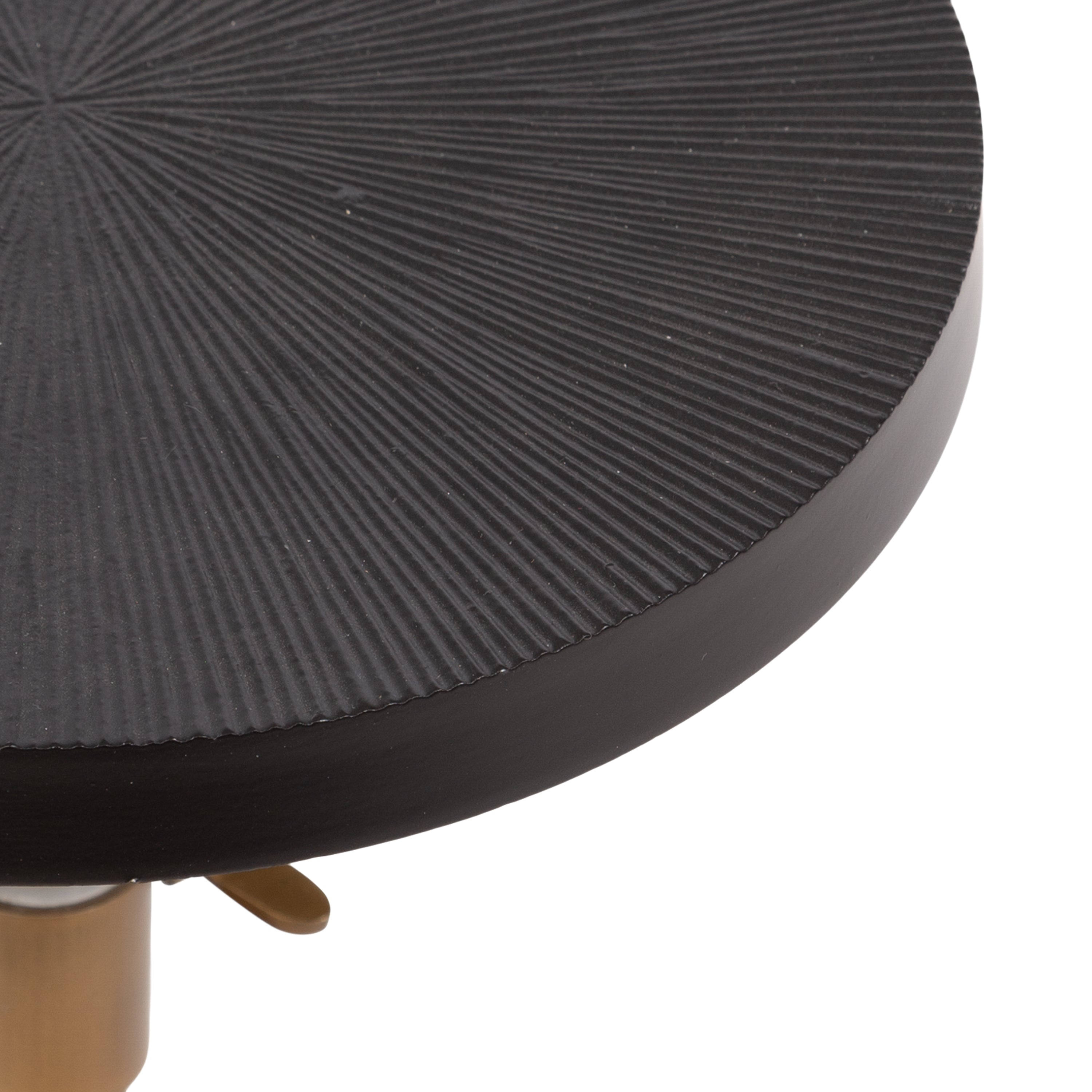 Drink Table Black Gold 10x10x30 3
