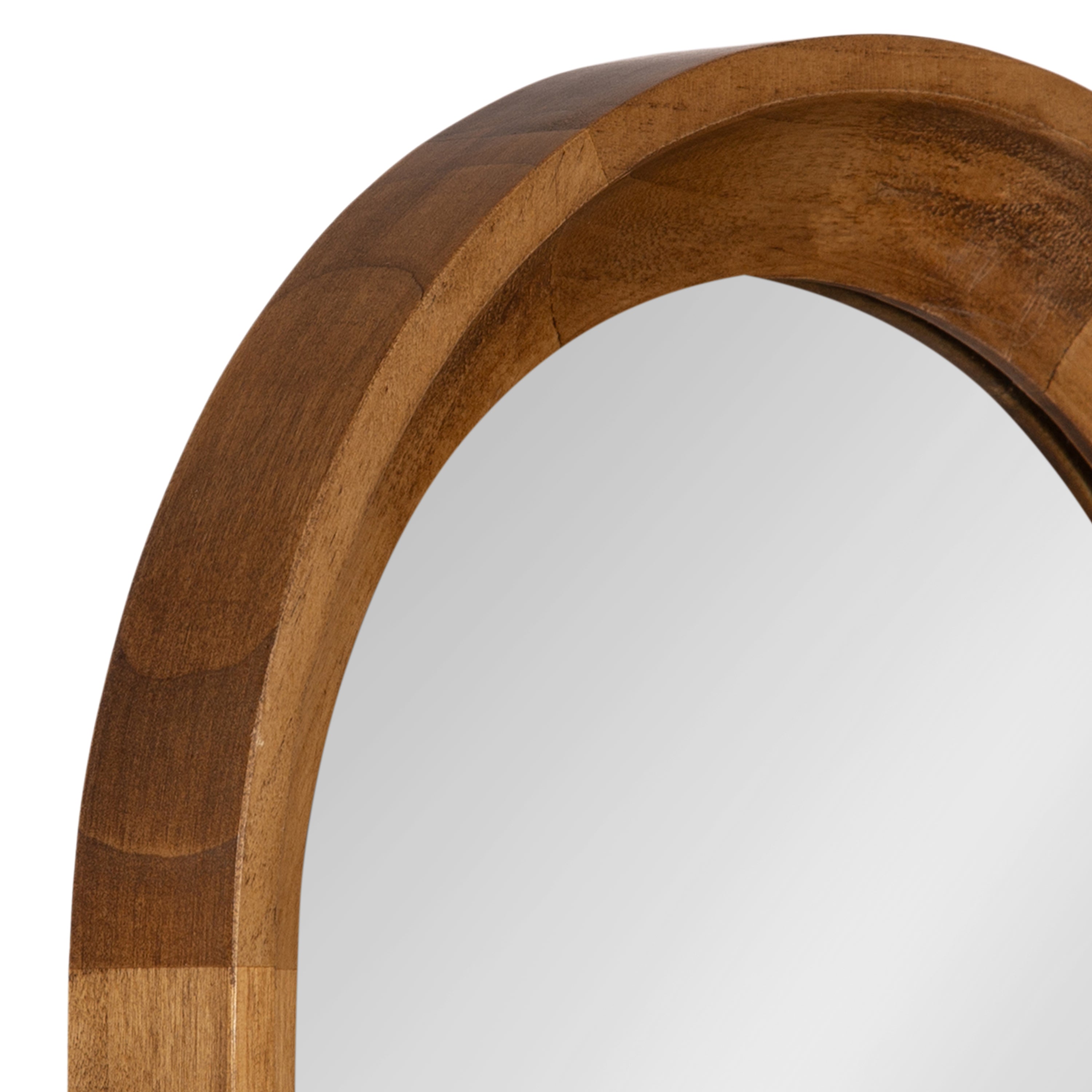 Arch Mirror 12x36 Rustic Brown 3