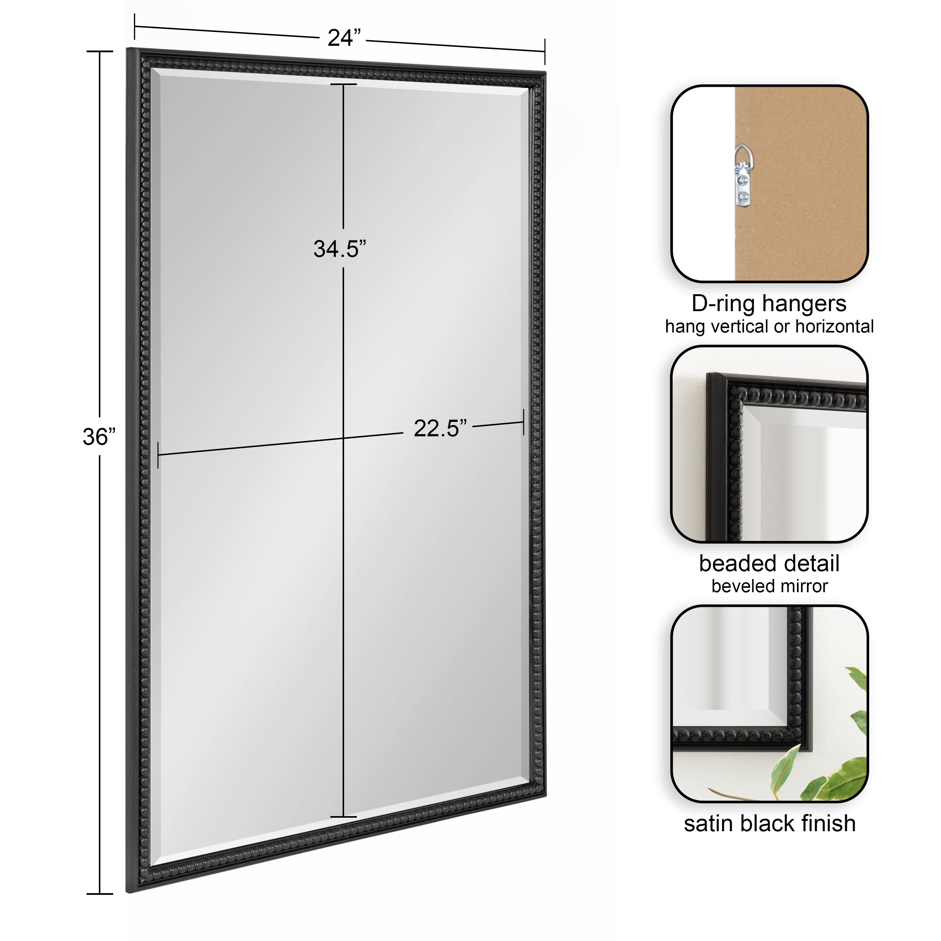 Makenna Rectangle Wall Mirror