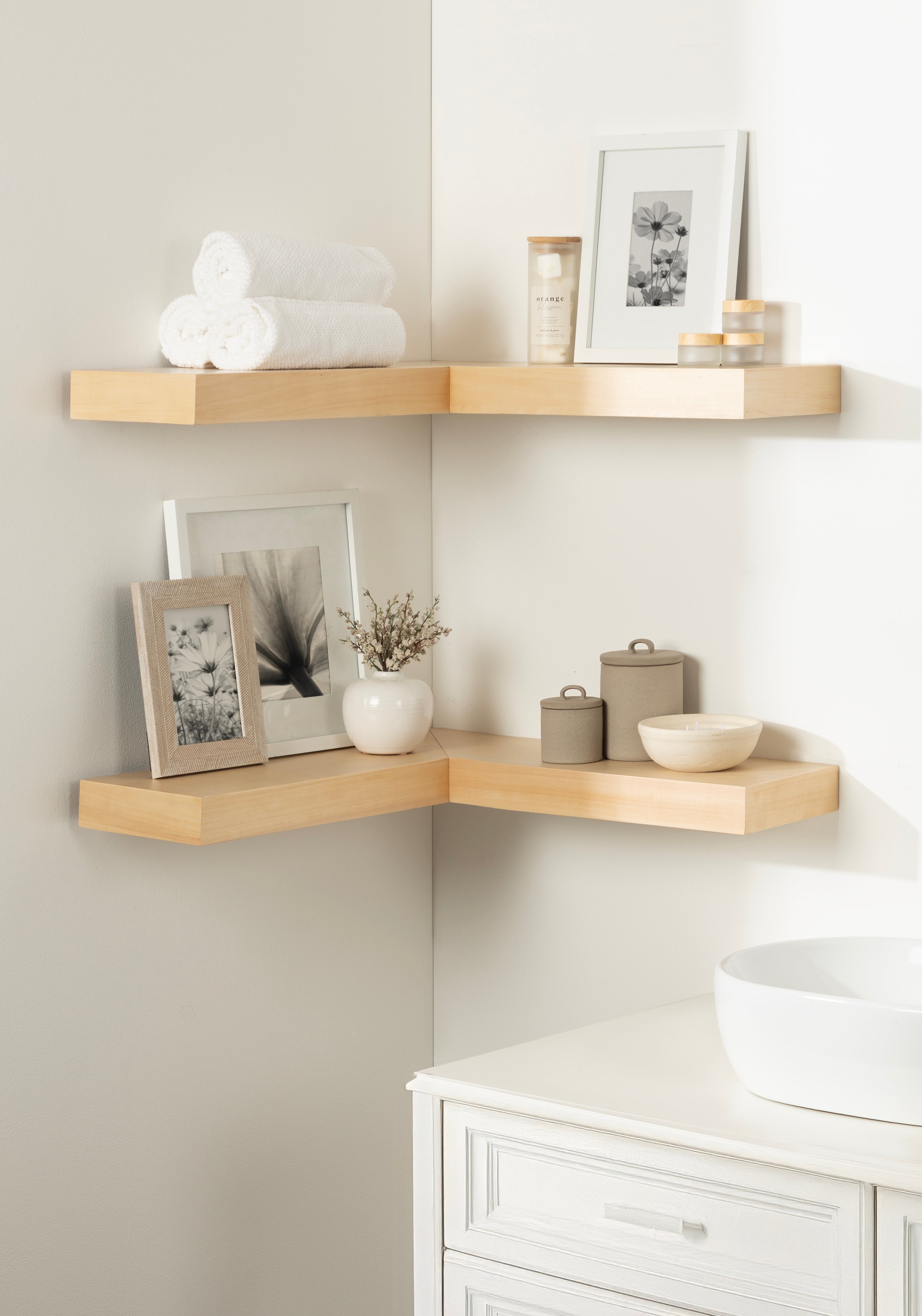 Floating Shelf 2 piece Natural 8