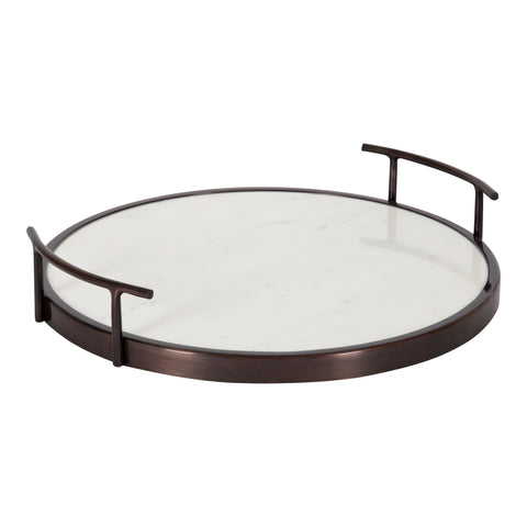 Marbury Round Metal Tray