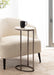 C Table White Pewter 14x9x28 7