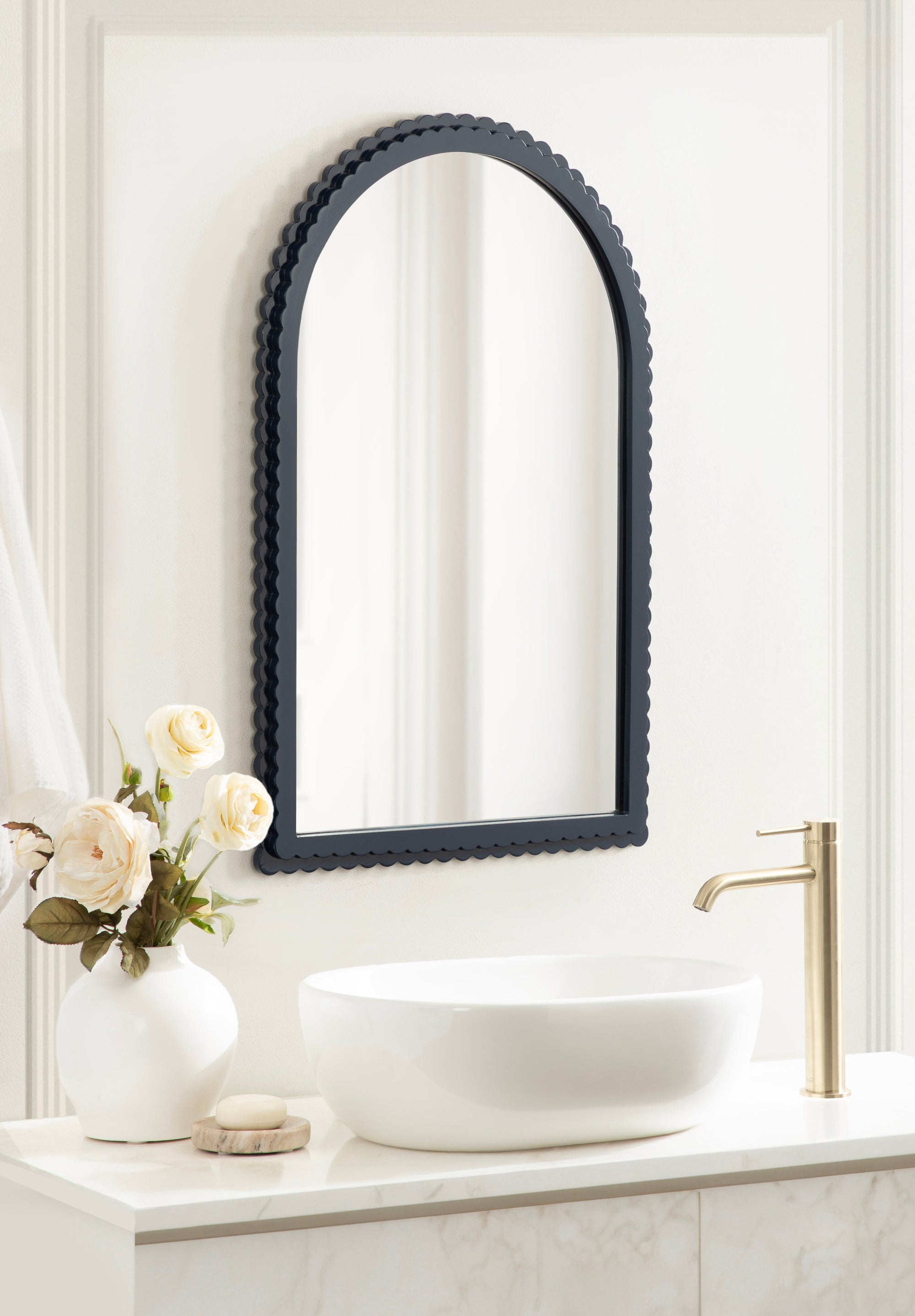 Arch Mirror 20x30 Navy Blue 7