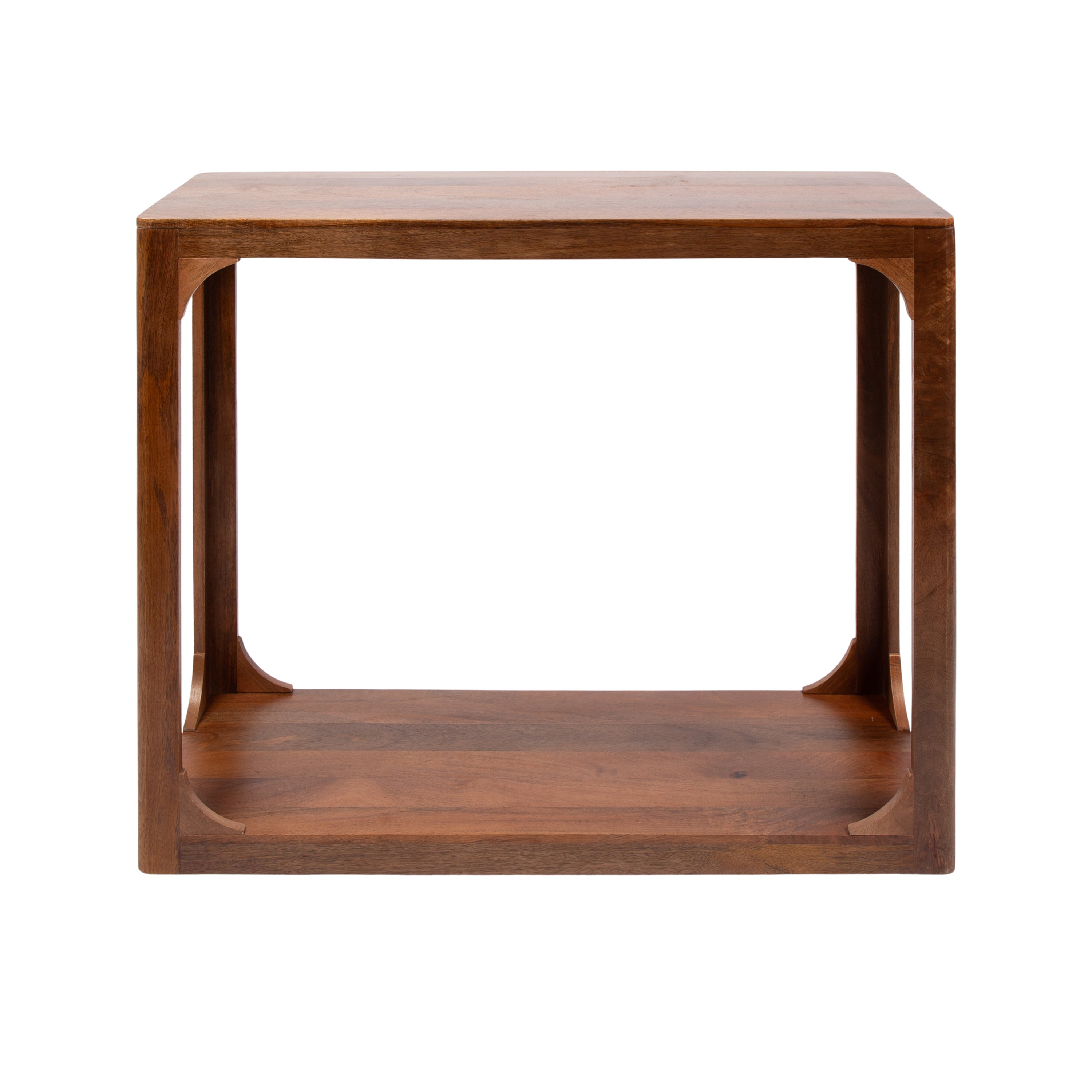 Console Table 36x14x30 Walnut Brown 5