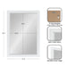 Rectangle Mirror White 27.5x39.5 2