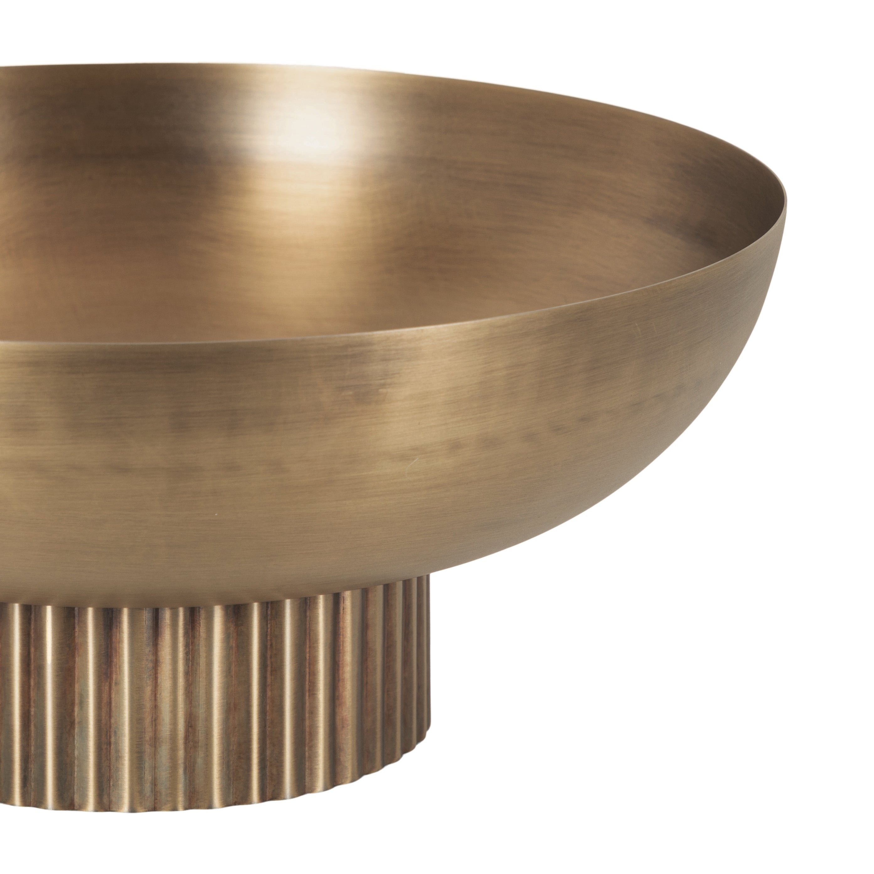 Serving Bowl 12x12x5 Gold 3