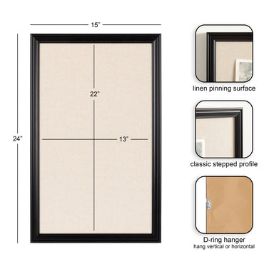 Pinboard 15x24 Black 2
