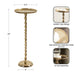 Drink Table 9x9x22 Gold 2