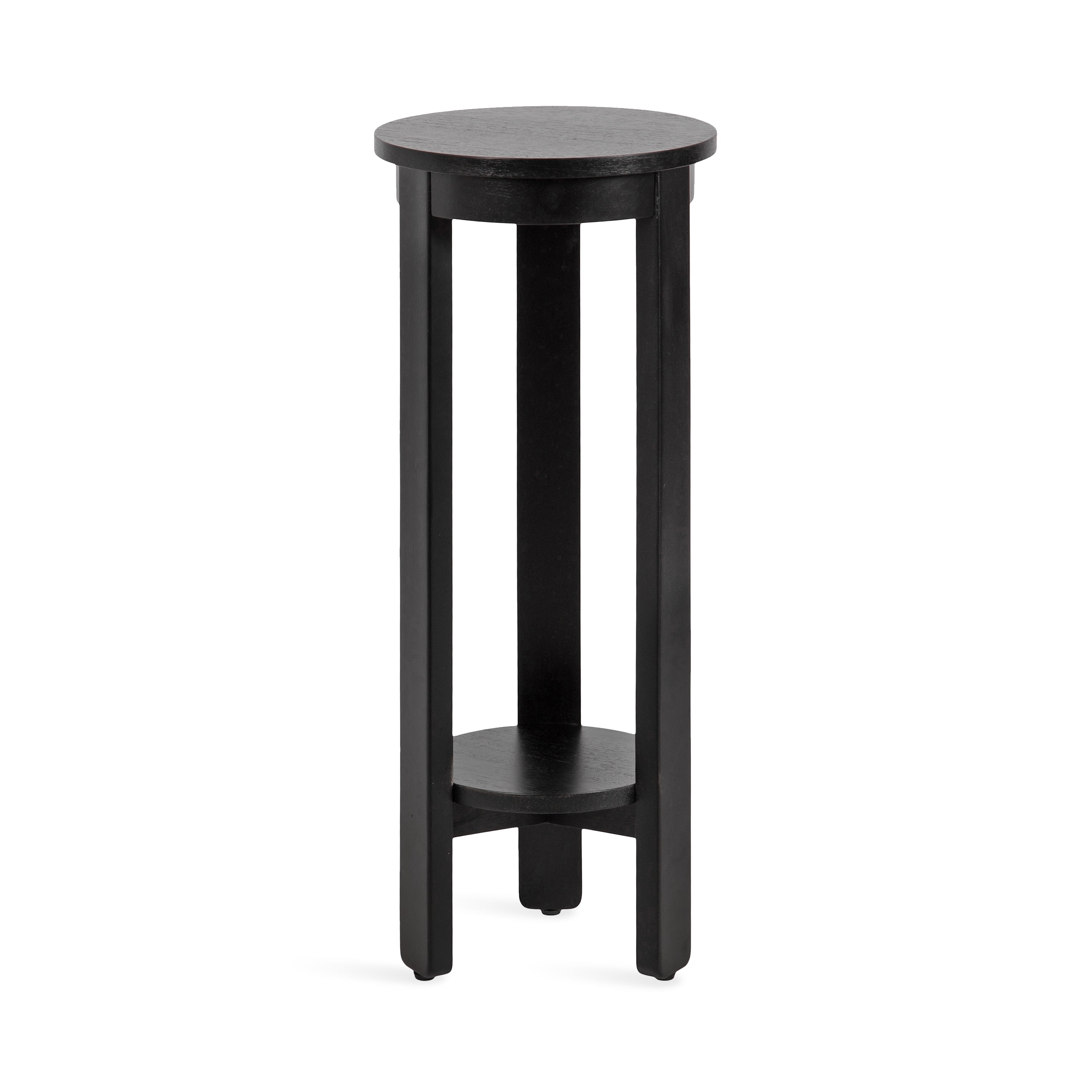 Side Table Black 12x12x30 1