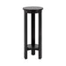 Side Table Black 12x12x30 1