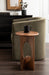 Side Table 14x14x22 Walnut Brown 7